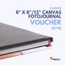 8x8 / 8x12 30pgs Classic Canvas PhotoBook Voucher '24