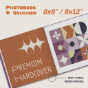 8"x8"/8"x12" 20 pages Premium Hardcover PhotoBook Voucher