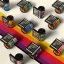 SnapRoll Escura Digital Camera